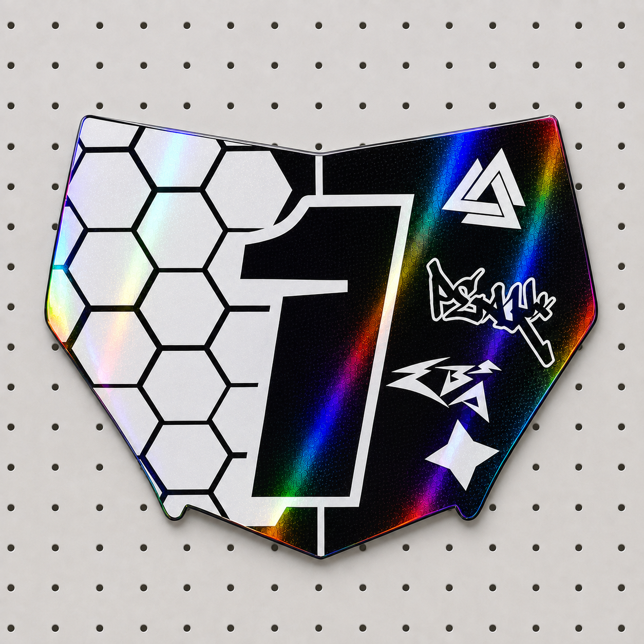 Split Honeycomb Motocutz Decal